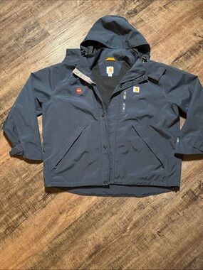Carhartt Men's Navy Storm Defender Shoreline Jacket